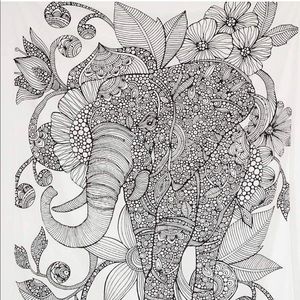 Elephant tapestry